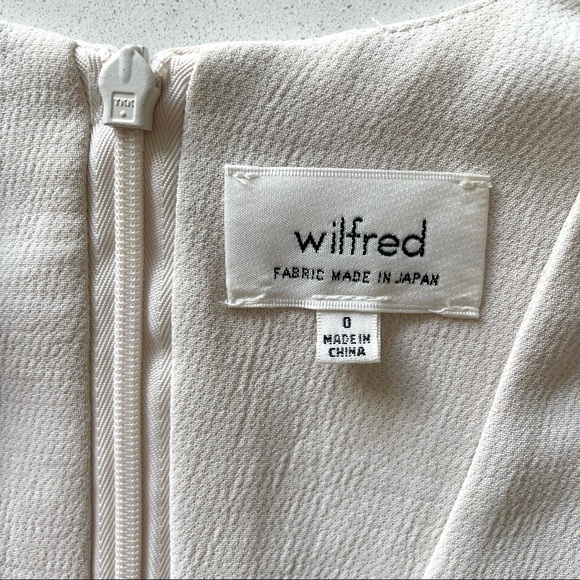 Aritzia Wilfred Montbrun dress, cream, size 0, new condition - Picture 6 of 10
